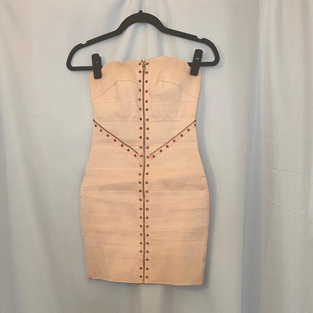 Strapless Body Con Dress